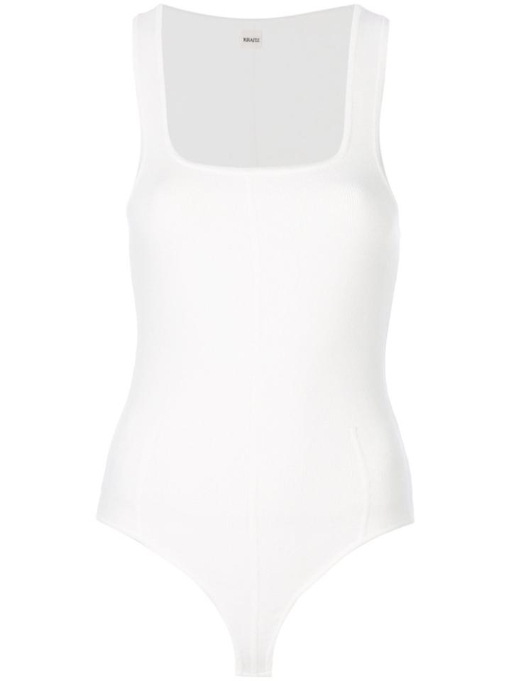 Khaite Fitted Tank Top - White
