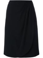Sonia By Sonia Rykiel Tulip Short Skirt, Women's, Size: 40, Black, Polyester/spandex/elastane/cupro