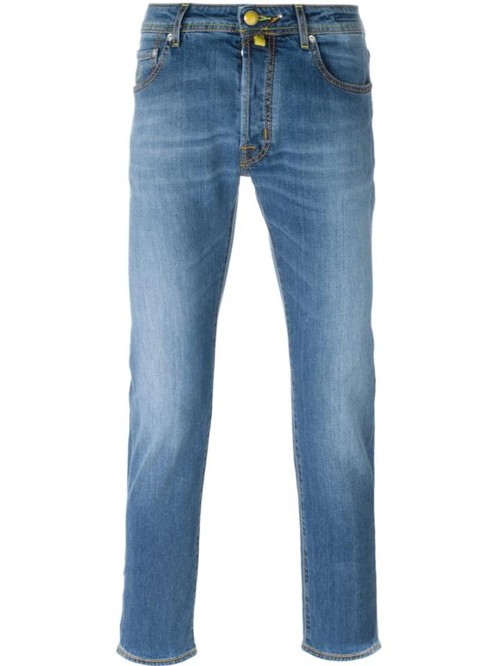 Jacob Cohen Slim-fit Jeans, Men's, Size: 32, Blue, Cotton/spandex/elastane