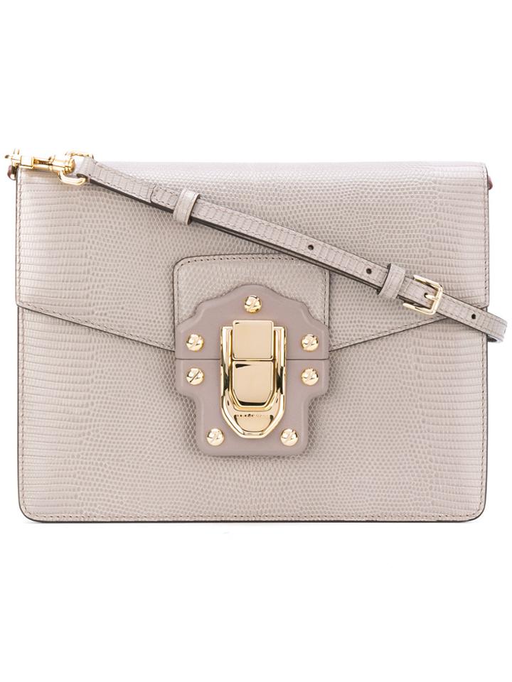 Dolce & Gabbana 'lucia' Shoulder Bag - Grey