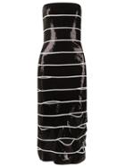Reinaldo Lourenço Strapless Sequin Dress