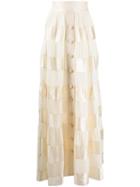 Zimmermann Long Tiered Skirt - Neutrals