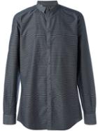 Dolce & Gabbana Polka Dot Shirt, Men's, Size: 39, Black, Cotton