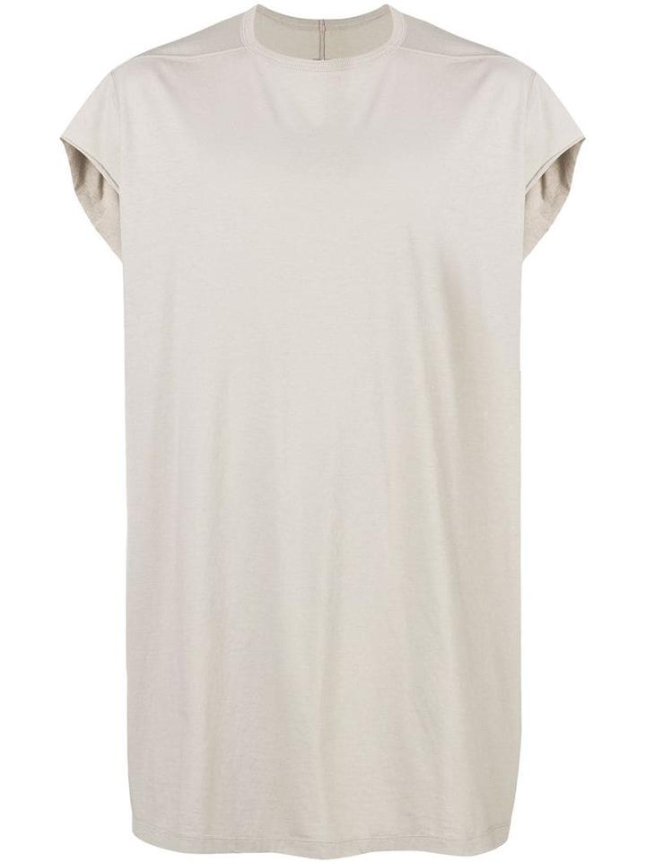 Rick Owens Simple Forward Shoulder Sleeveless T-shirt - Neutrals