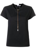 Givenchy Cutoff Collar T-shirt - Black