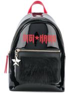 Tommy Hilfiger Gigi Fur Patch Packpack - Black