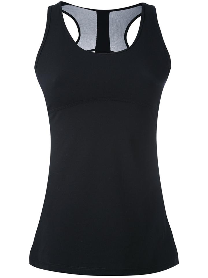 Sàpopa Cut-out Racerback Tank - Black