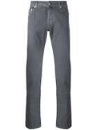 Jacob Cohen - Slim-fit Jeans - Men - Cotton/linen/flax/spandex/elastane - 32, Grey, Cotton/linen/flax/spandex/elastane