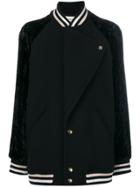 Lanvin Oversized Varsity Jacket - Black