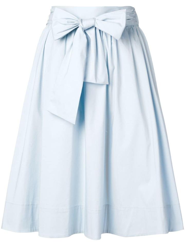Steffen Schraut Bow Tie A-line Skirt - Blue