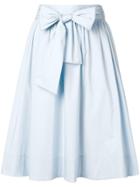 Steffen Schraut Bow Tie A-line Skirt - Blue