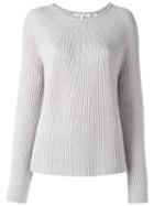 Helmut Lang Ribbed Jumper, Women's, Size: Xs, Nude/neutrals, Wool/cashmere