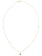 Natasha Collis 18kt Yellow Gold And Black Diamond Nugget Necklace