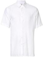 Gieves & Hawkes Short-sleeve Fitted Shirt - White