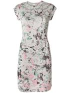 M Missoni Printed Cap Sleeve Mini Dress - Grey