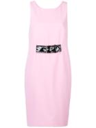 Moschino Buckle Detail Dress - Pink & Purple