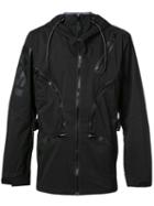 Diesel Zip Detail Hooded Jacket, Men's, Size: Large, Blue, Polyester
