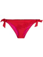 Ermanno Scervino Floral Embroidered Bikini Bottoms