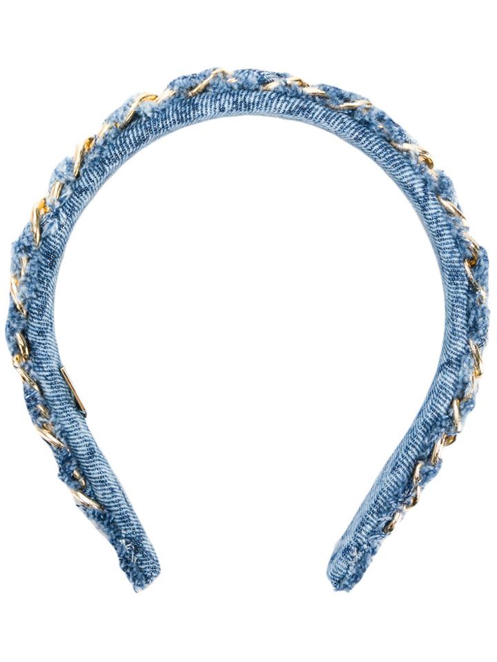 Eugenia Kim Alice Denim Headband - Blue