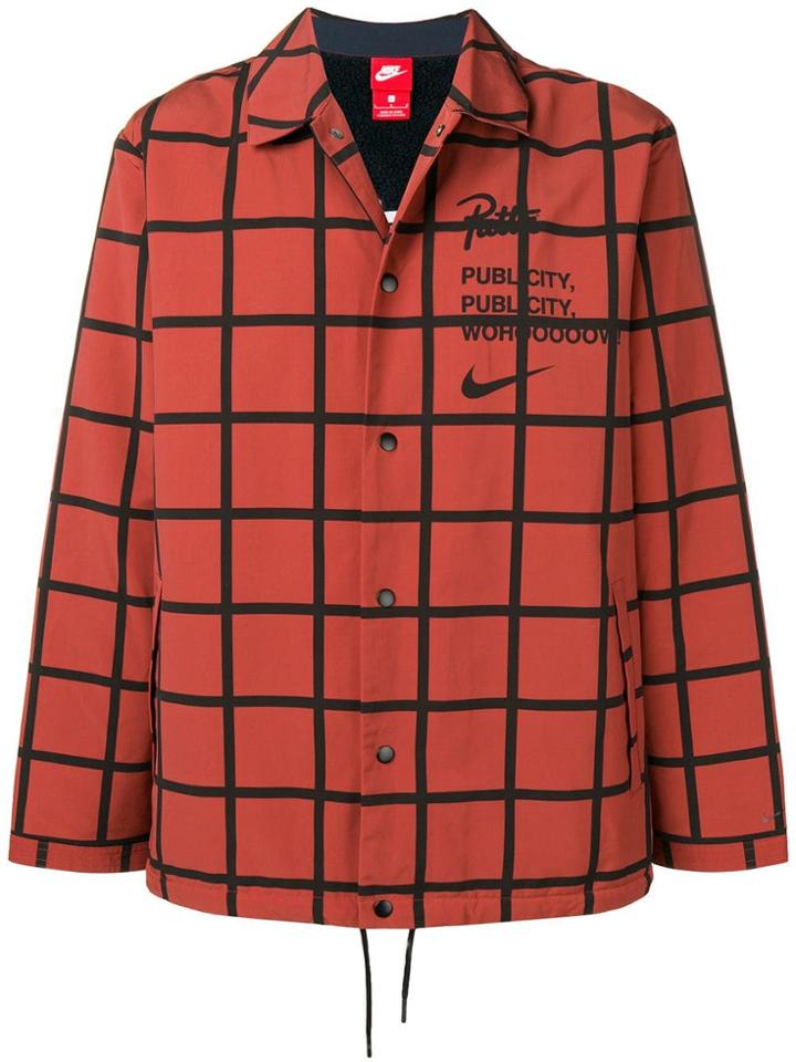 Nike Coach Shirt Jacket - Orange
