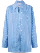 Delada Double Breasted Shirt - Blue