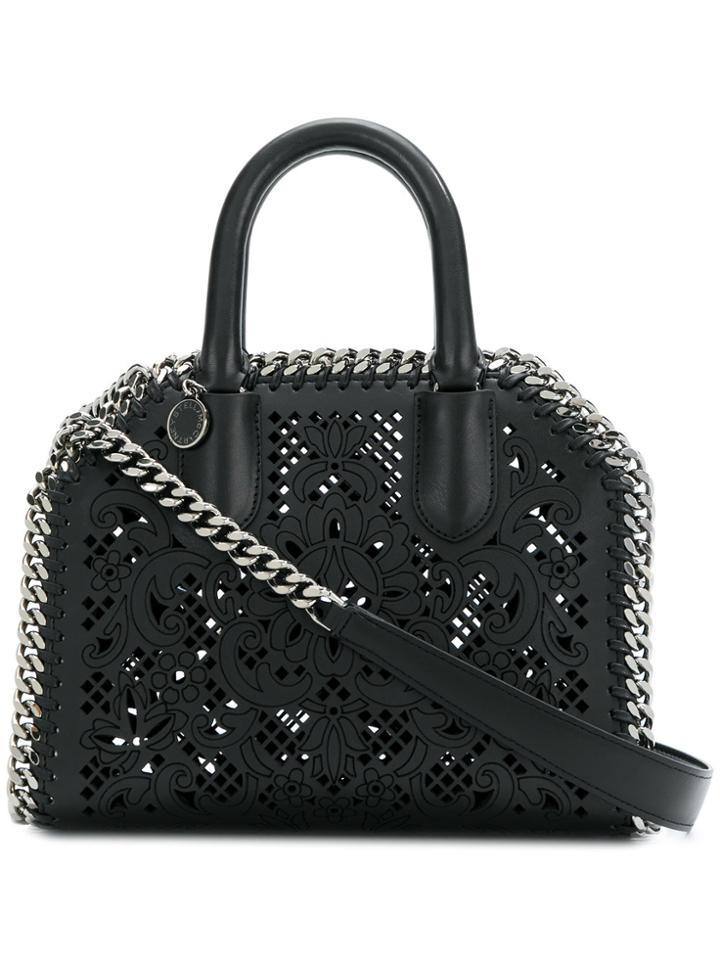 Stella Mccartney Falabella Box Laser-cut Top Handle Bag - Black