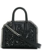 Stella Mccartney Falabella Box Laser-cut Top Handle Bag - Black