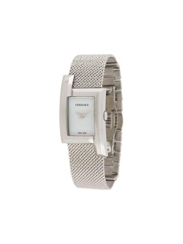 Versace Greca Icon 39x21 Mm Watch - Metallic