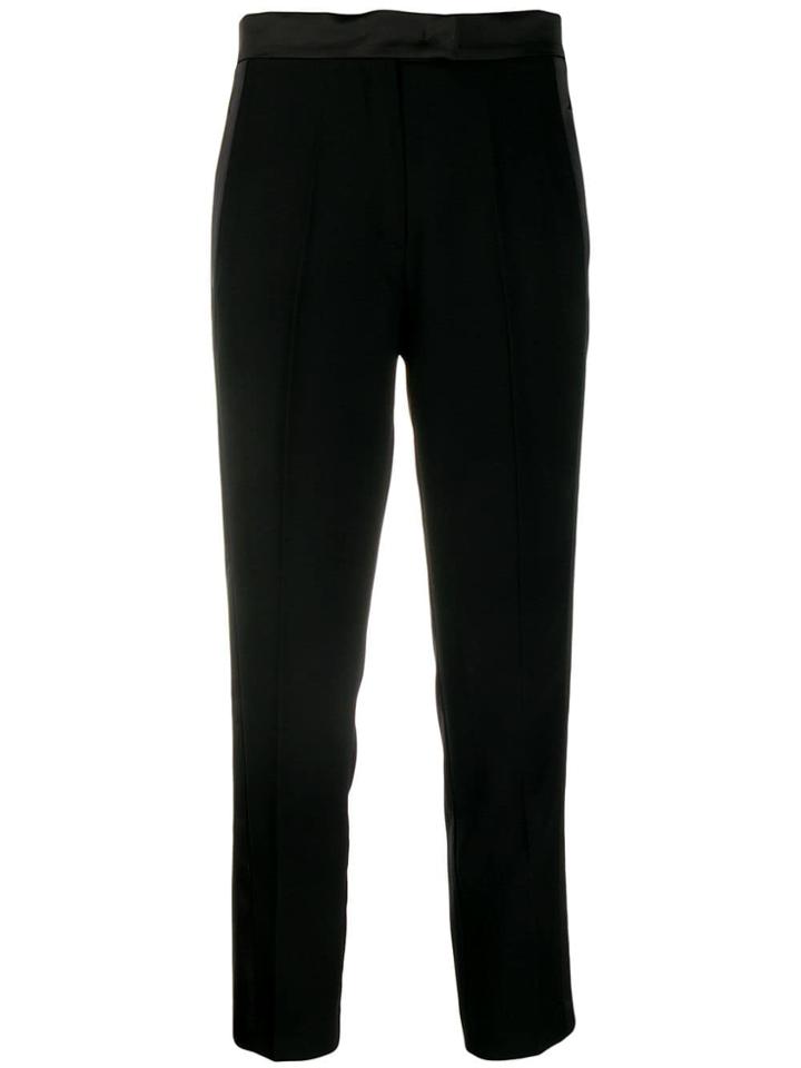Leqarant Cropped Trousers - Black