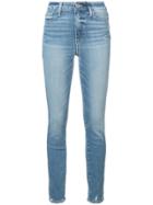 Paige Hoxtin High Waist Skinny Jeans - Blue