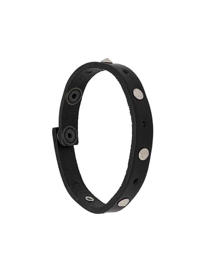 Diesel Studded Slim Bracelet - Black