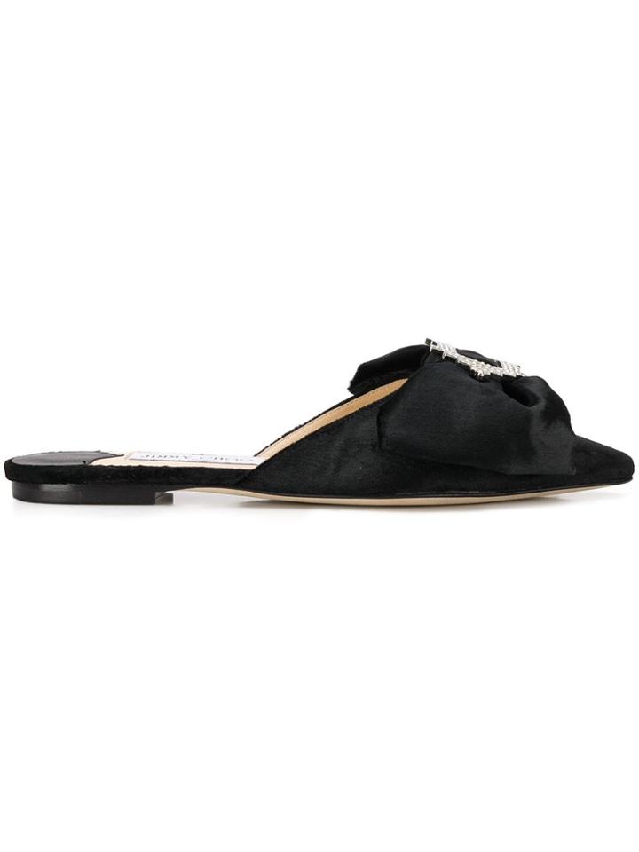 Jimmy Choo Georgia Flats - Black