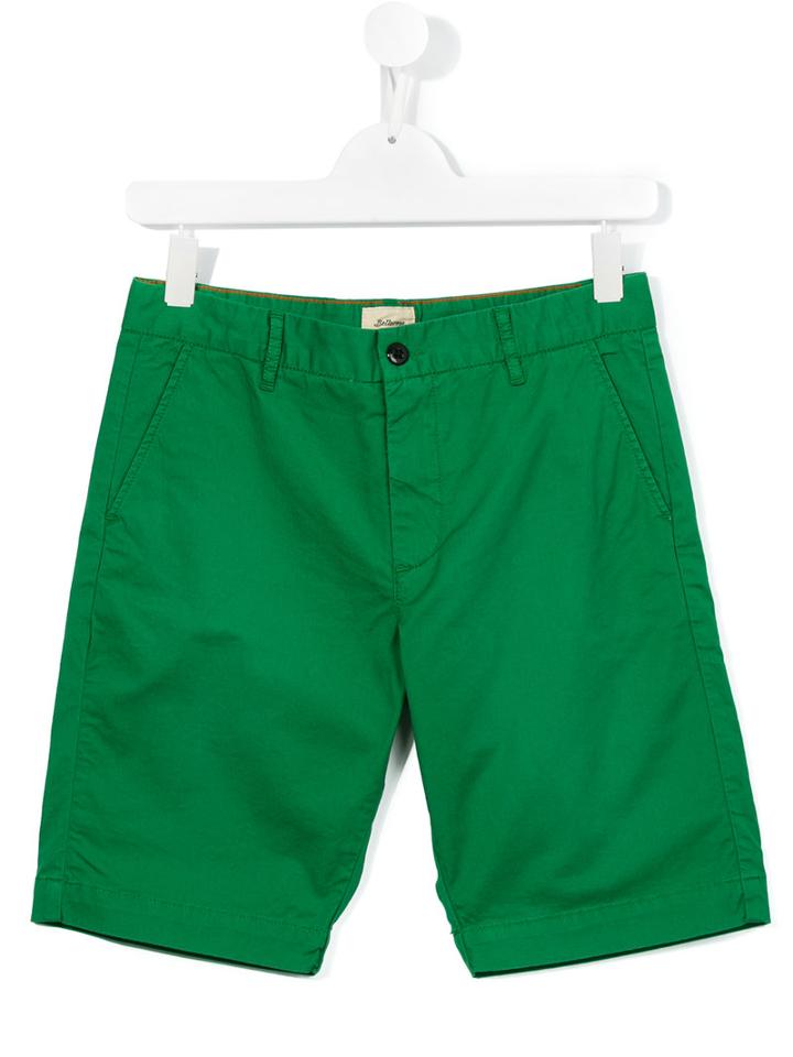 Bellerose Kids Chino Shorts, Boy's, Size: 14 Yrs, Green