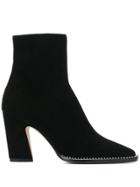 Jimmy Choo Mavin 85mm Square-toe Boots - Black