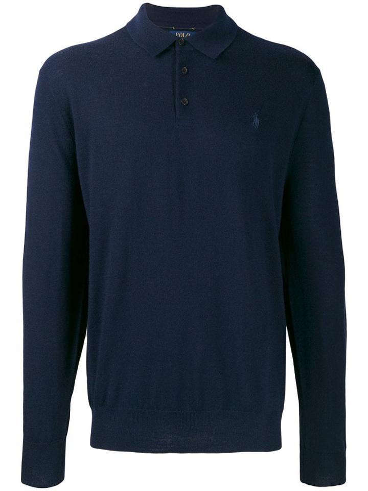 Polo Ralph Lauren Classic Long Sleeve Polo-shirt - Blue