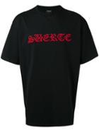 Marcelo Burlon County Of Milan - Basilio T-shirt - Men - Cotton/polyester - Xxs, Black, Cotton/polyester