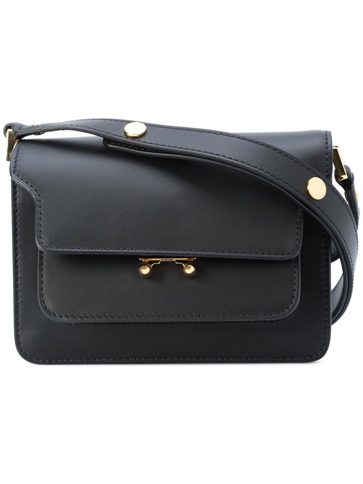 Marni Trunk Small Shoulder Bag - Black