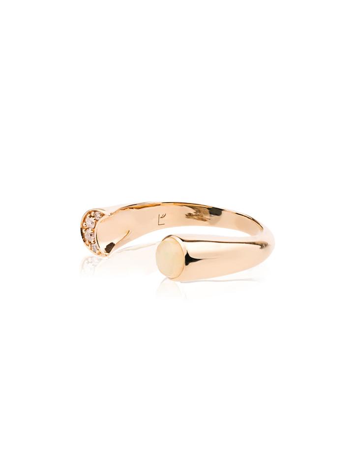 Pamela Love Open Luna Ring - Metallic