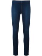 Love Moschino Cropped Super Skinny Jeans, Women's, Size: 44, Blue, Cotton/polyamide/spandex/elastane