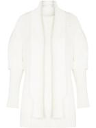 Knit Dress - Women - Cotton/acrylic/viscose - 40, White, Cotton/acrylic/viscose, Lilly Sarti