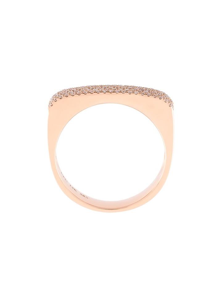 Ef Collection Embellished Ring, Women's, Size: 6, Metallic