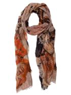Faliero Sarti Pin Up Girl Print Scarf, Nude/neutrals, Cotton