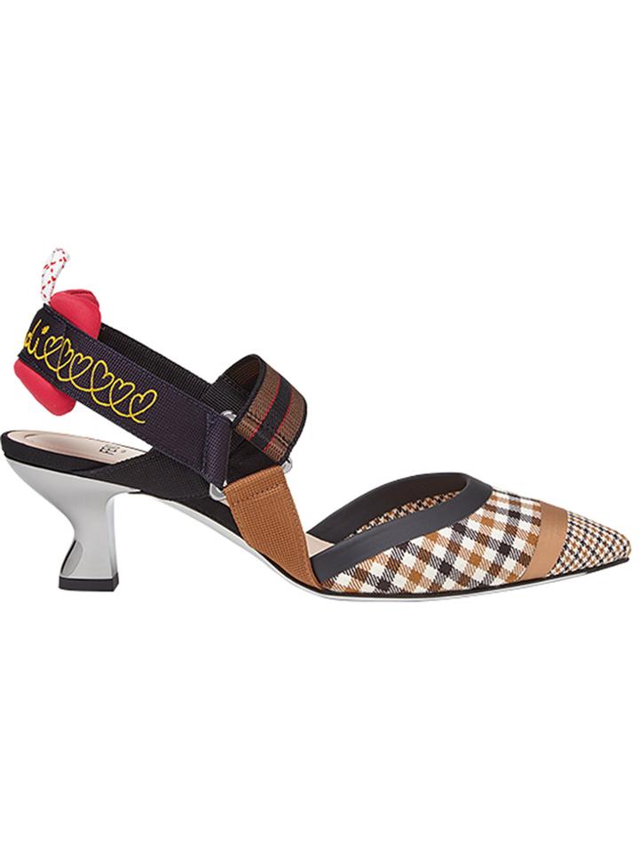 Fendi Colibrì Slingback Pumps - Brown
