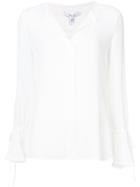 Derek Lam 10 Crosby Bell-sleeved Button Blouse - White