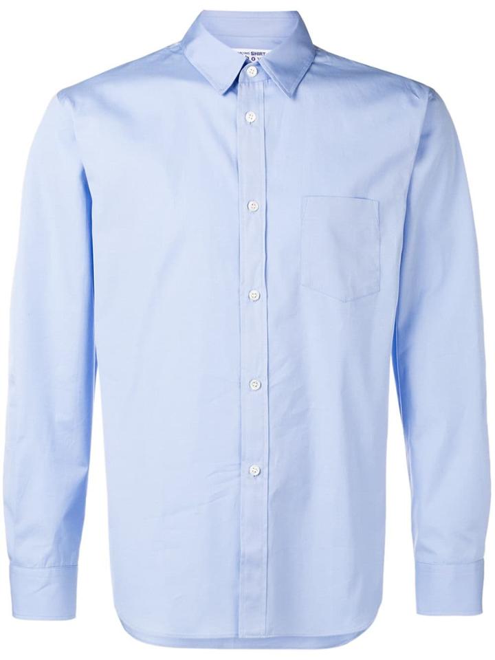 Comme Des Garçons Shirt Boys Classy Fitted Shirt - Blue
