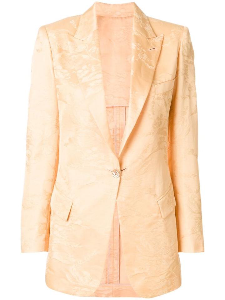 Jean Paul Gaultier Pre-owned Floral Jacquard Blazer - Pink