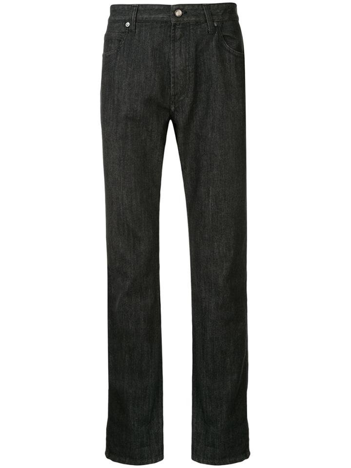 Giorgio Armani Straight Leg Jeans - Black