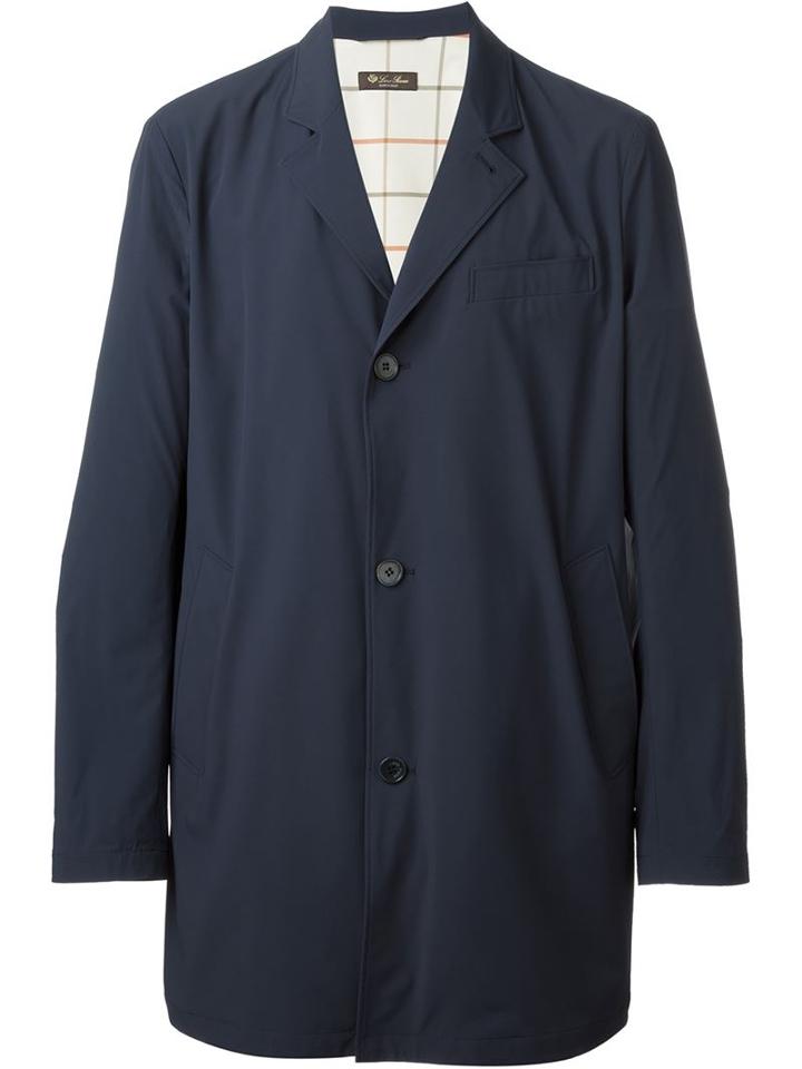 Loro Piana - Classic Raincoat - Men - Nylon/polyester/spandex/elastane - L, Blue, Nylon/polyester/spandex/elastane