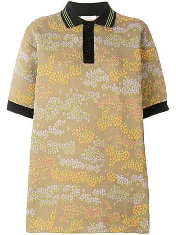Outsource Images Oversized Polo Shirt - Multicolour