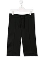 Fendi Kids Logo Stripe Shorts - Black